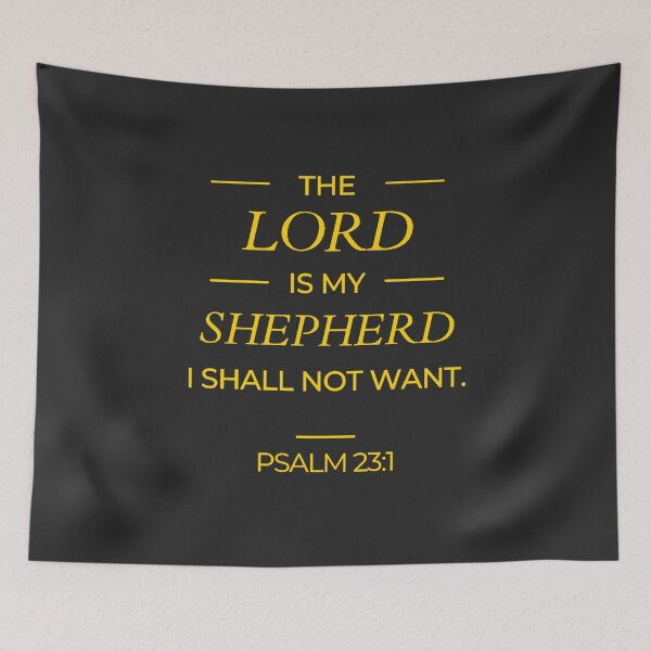 Item preview, Bible Verse Psalm 23:1 designed and sold by TonsPOD.