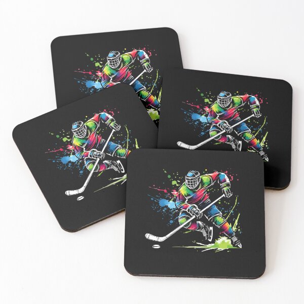Item preview, Colorful Hockey Action designed and sold by Nocturnal-Vines.