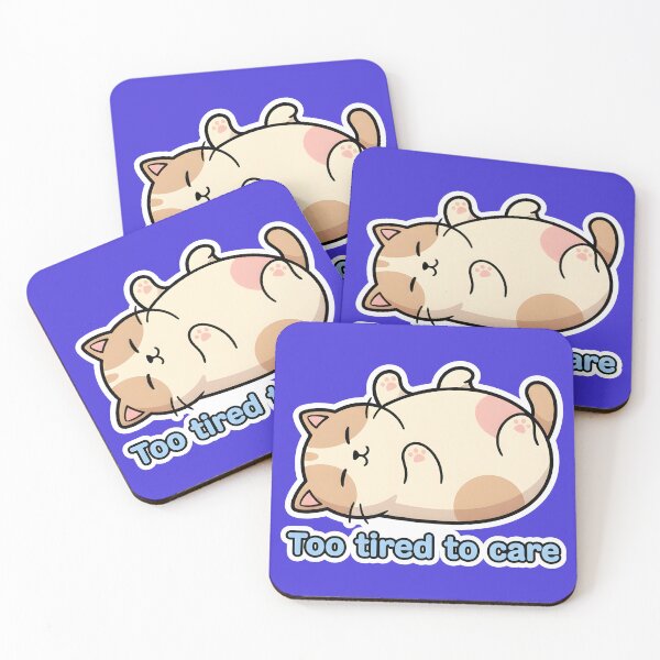 Item preview, Tired Cat - Too Tired To Care | Funny Sleeping & Napping Design designed and sold by Fuechse.