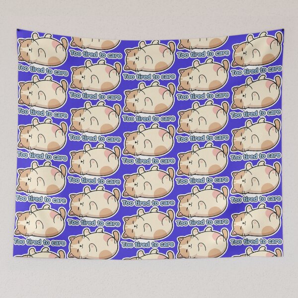 Item preview, Tired Cat - Too Tired To Care | Funny Sleeping & Napping Design designed and sold by Fuechse.