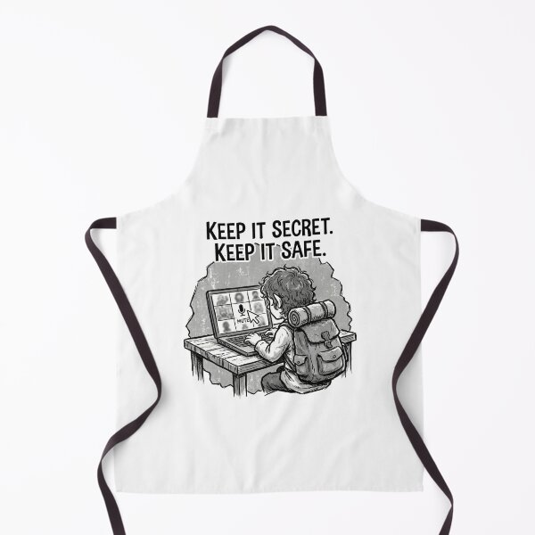 Item preview, Keep It Secret Keep It Safe Funny Mute Button Office Humor designed and sold by Fenay Designs.