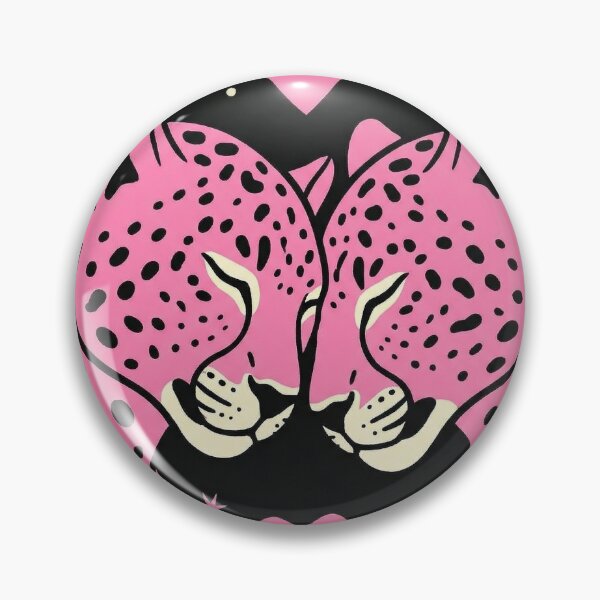 Item preview, Pink Leopard Love Cosmic Nuzzle designed and sold by zzz888.