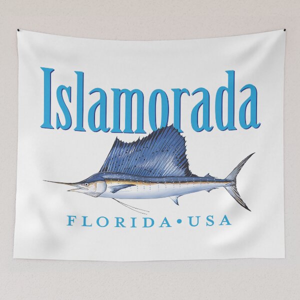 Item preview, Islamorada Florida Keys Sailfish Design designed and sold by Futurebeachbum.