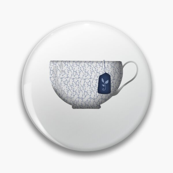 Item preview, Blue and White Teacup designed and sold by DesignsByChloeZ.