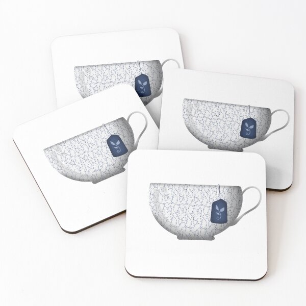 Item preview, Blue and White Teacup designed and sold by DesignsByChloeZ.