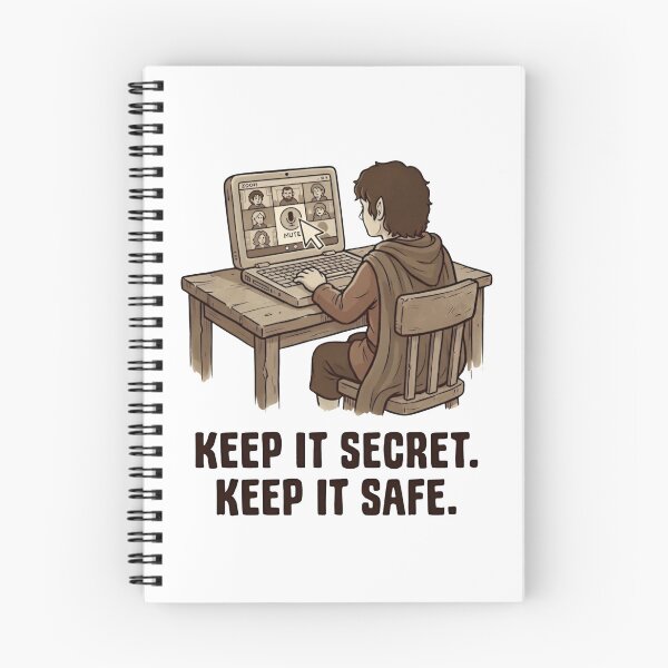 Item preview, Keep It Secret Keep It Safe Mute Button Funny Home Office designed and sold by Fenay Designs.
