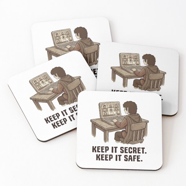 Item preview, Keep It Secret Keep It Safe Mute Button Funny Home Office designed and sold by Fenay Designs.