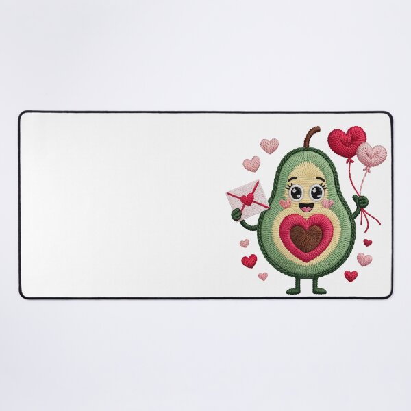Item preview, Valentines Avocado with Heart Balloons designed and sold by jkrphoto.