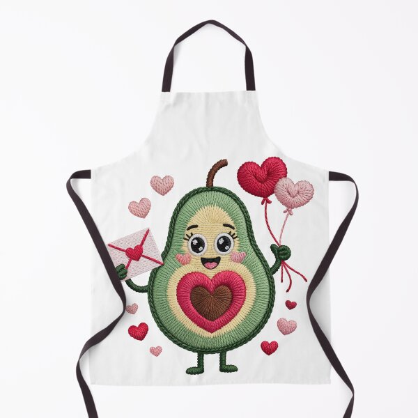 Item preview, Valentines Avocado with Heart Balloons designed and sold by jkrphoto.