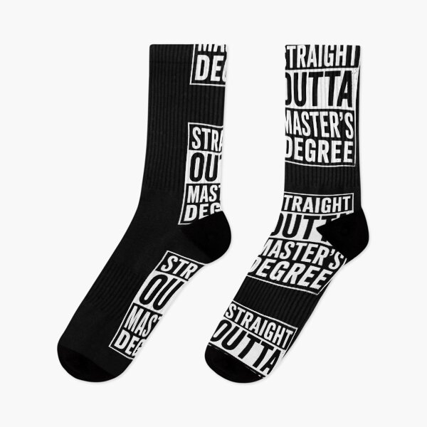 Item preview, Straight Outta Master’s Degree – Bold Graduation Typography Design designed and sold by TipTop GFX.