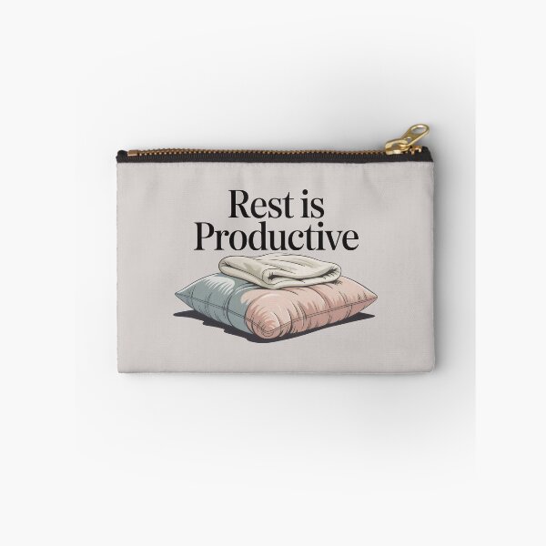 Item preview, Rest Is Productive Cozy Aesthetic Mental Health Awareness Art designed and sold by SplashTastic.