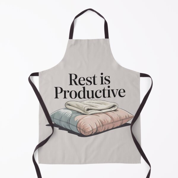 Item preview, Rest Is Productive Cozy Aesthetic Mental Health Awareness Art designed and sold by SplashTastic.