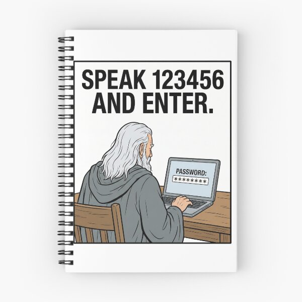 Item preview, Speak 123456 And Enter Funny Password Security Office Humor designed and sold by Fenay Designs.