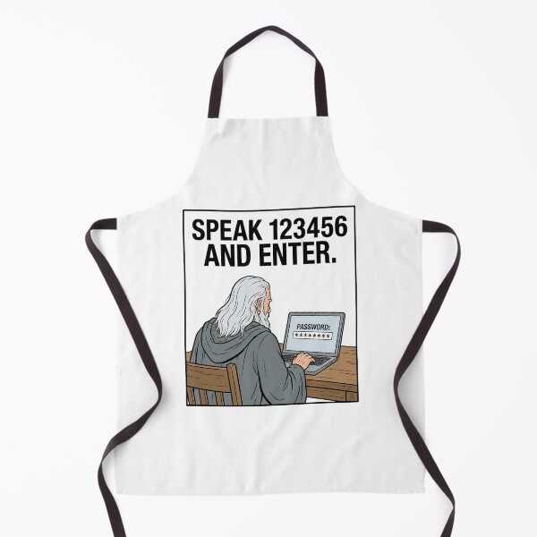 Item preview, Speak 123456 And Enter Funny Password Security Office Humor designed and sold by Fenay Designs.