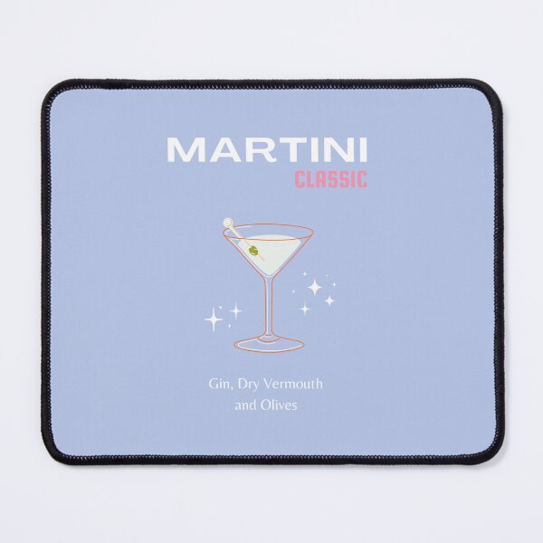 Item preview, Martini, Cocktail, Cocktail Art, Preppy, Preppy Girl, Preppy Room, Blue designed and sold by Magic Love Art Print.