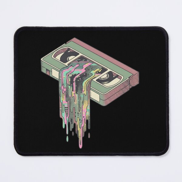 Item preview, Vintage VHS Tape Digital Glitch Sludge Stipple Art designed and sold by Mora Atelier Designs.