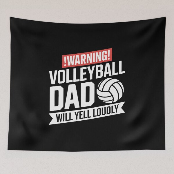 Item preview, Warning Volleyball Dad Will Yell Loudly Volleyball  designed and sold by angolinnArt.