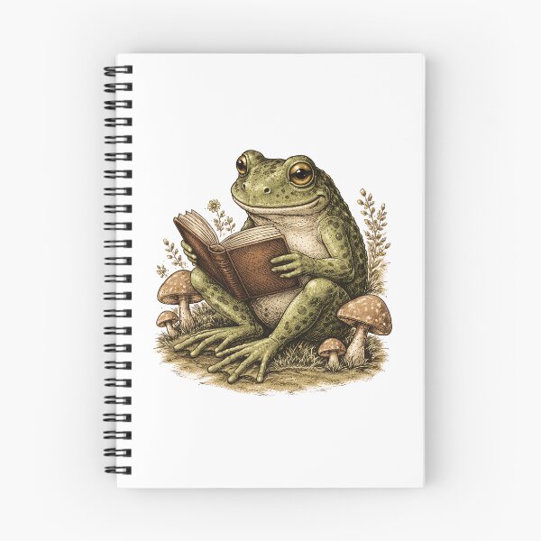 Item preview, Vintage Frog Reading a Book designed and sold by Christian vibe.