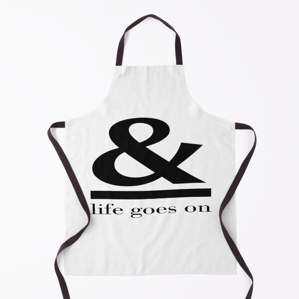 Item preview, Bold Ampersand & Life Goes On  – Minimalist Motivational Typography for Resilience & Daily Strength designed and sold by Bright Nest Studio.