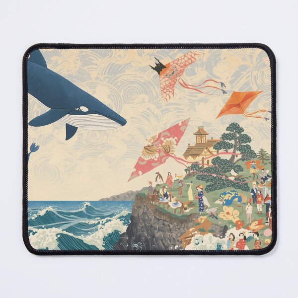 Item preview, Surreal Japanese Spirit Kites | Whale Crane & Fox designed and sold by Vandy Fullam.