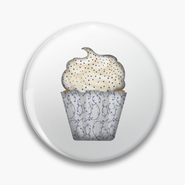 Item preview,  Blue and White Cupcake designed and sold by DesignsByChloeZ.