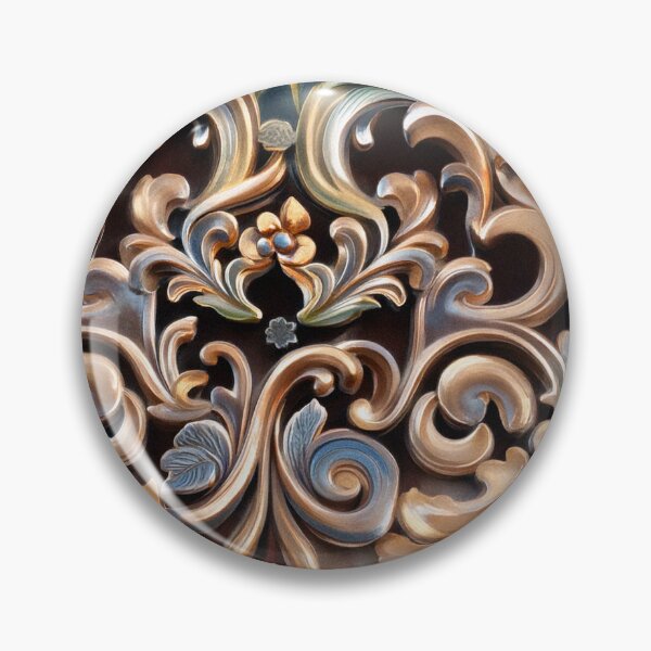 Item preview, Ornate Baroque Floral Ornament designed and sold by SassyArtistry.