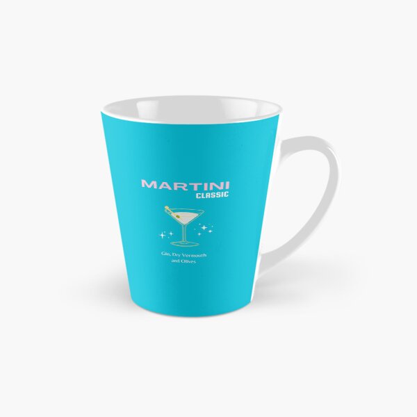 Artikelvorschau, Martini, Cocktail, Cocktailkunst, Preppy-Stil, Barkunst, Preppy-Zimmer, Türkis, Blau entworfen und verkauft von Magic Love Art Print.