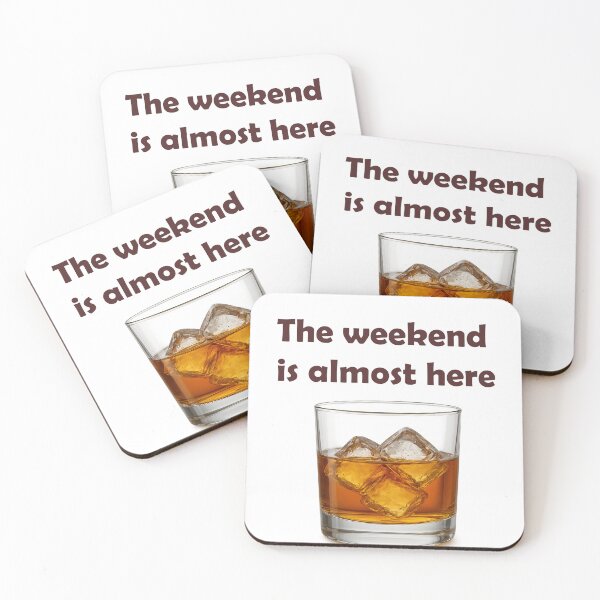 Item preview, The Weekend Is Almost Here – Whiskey Glass Design designed and sold by Eylali.