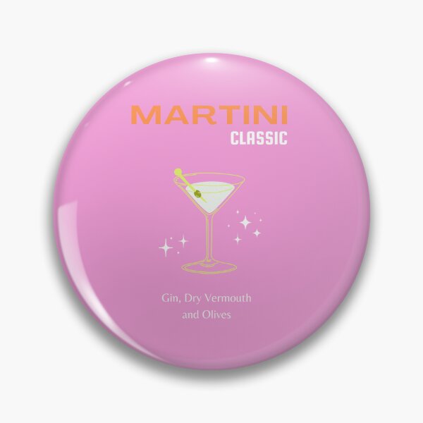 Item preview, Martini, Cocktail, Cocktail Art, Preppy, Retro Art, Preppy Room, Pink designed and sold by Magic Love Art Print.