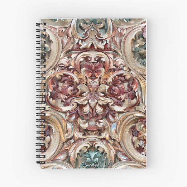 Item preview, Ornate Baroque Floral Scrollwork Pattern designed and sold by SassyArtistry.