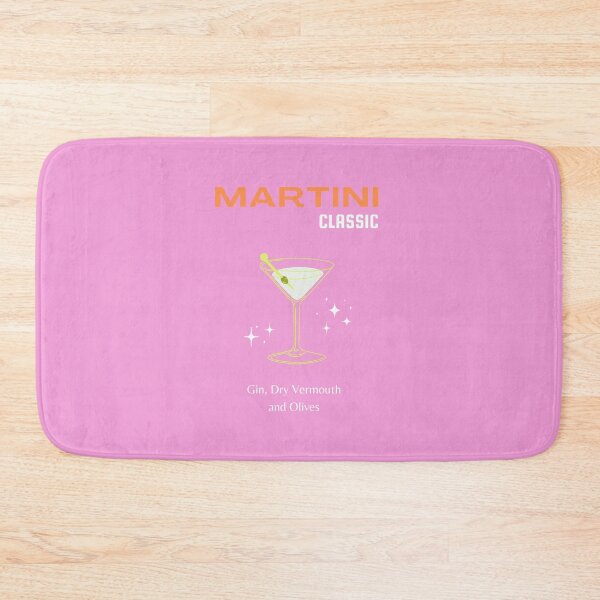Item preview, Martini, Cocktail, Cocktail Art, Preppy, Retro Art, Preppy Room, Pink designed and sold by Magic Love Art Print.
