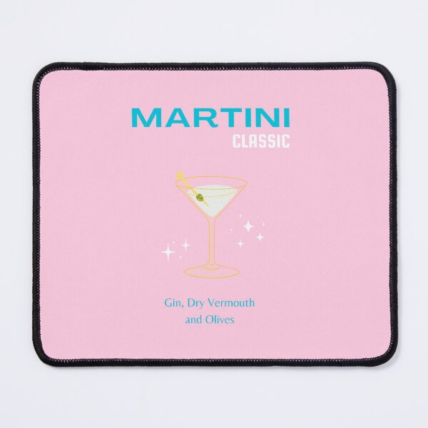 Item preview, Martini, Cocktail, Cocktail Art, Preppy, Preppy Girl, Preppy Room, Pink, Turquoise designed and sold by Magic Love Art Print.