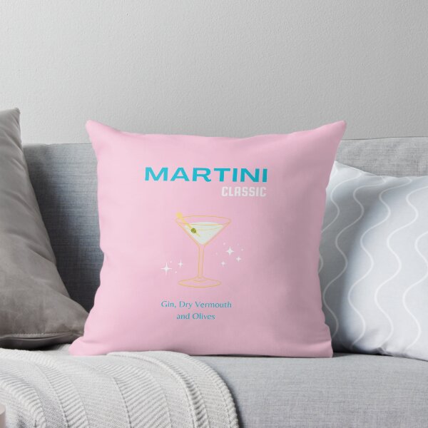Item preview, Martini, Cocktail, Cocktail Art, Preppy, Preppy Girl, Preppy Room, Pink, Turquoise designed and sold by Magic Love Art Print.