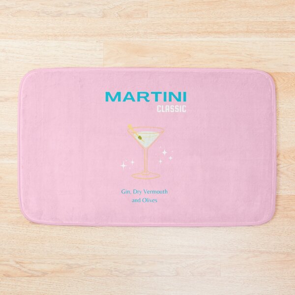 Item preview, Martini, Cocktail, Cocktail Art, Preppy, Preppy Girl, Preppy Room, Pink, Turquoise designed and sold by Magic Love Art Print.