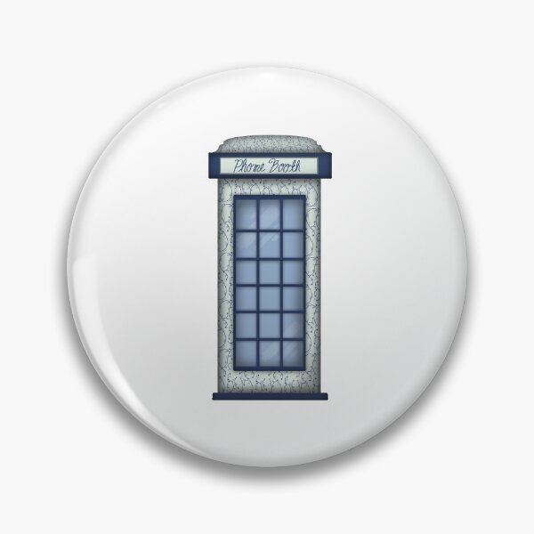 Item preview, Blue and White Phone Booth designed and sold by DesignsByChloeZ.