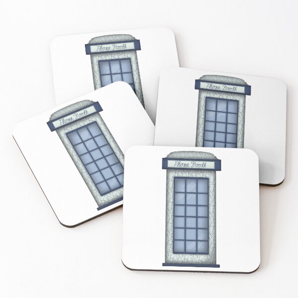 Item preview, Blue and White Phone Booth designed and sold by DesignsByChloeZ.