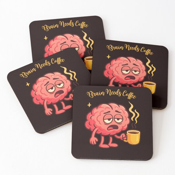 Item preview, Brain Needs Coffee. Gifts for coffee lovers. designed and sold by Aquarius-club.