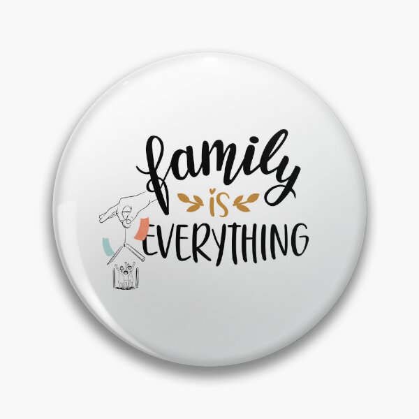 Item preview, Family Is Everything Hand Lettering Typography Art Quote Design designed and sold by Skill_&_Stone.