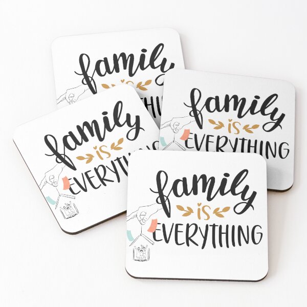 Item preview, Family Is Everything Hand Lettering Typography Art Quote Design designed and sold by Skill_&_Stone.
