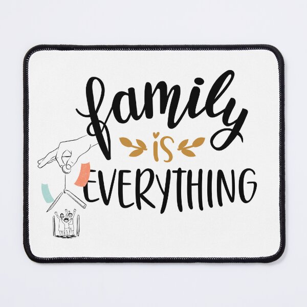 Item preview, Family Is Everything Hand Lettering Typography Art Quote Design designed and sold by Skill_&_Stone.