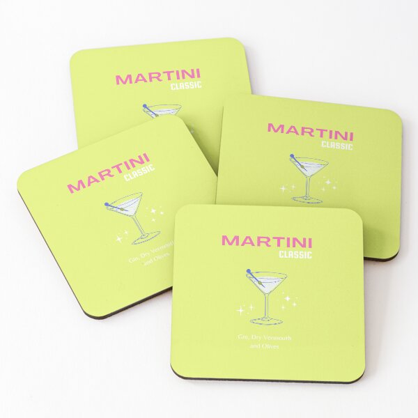 Item preview, Martini, Cocktail, Cocktail Art, Preppy, Bar Art, Green, Lime designed and sold by Magic Love Art Print.