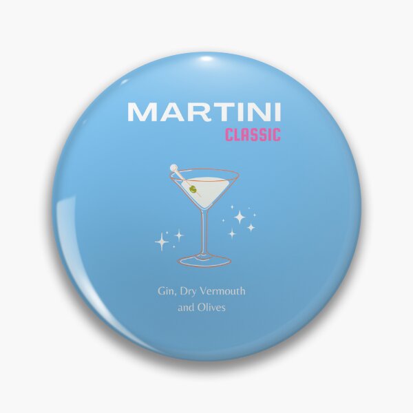 Item preview, Martini, Cocktail, Cocktail Art, Preppy, Bar Art, Blue designed and sold by Magic Love Art Print.