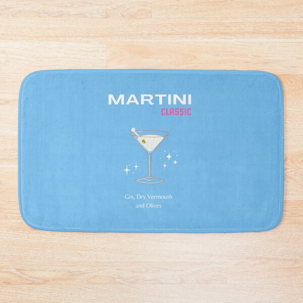 Item preview, Martini, Cocktail, Cocktail Art, Preppy, Bar Art, Blue designed and sold by Magic Love Art Print.