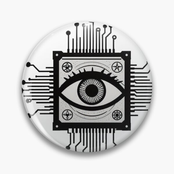 Item preview, Digital Alchemy: The All-Seeing Circuit Eye Mandala designed and sold by gaogle.