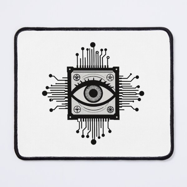 Item preview, Digital Alchemy: The All-Seeing Circuit Eye Mandala designed and sold by gaogle.