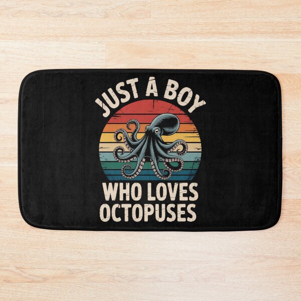 Item preview, Octopus Just A Boy Who Loves Sea Animals designed and sold by sterabamineh.
