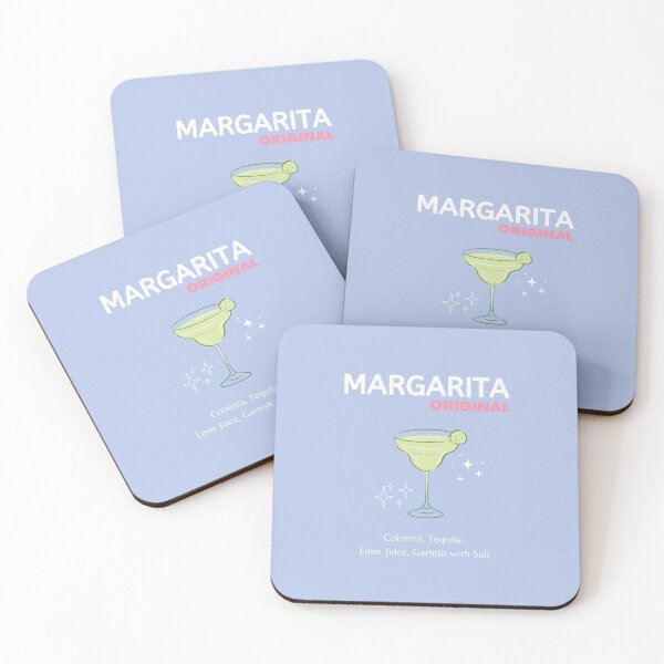 Item preview, Margarita, Cocktail, Cocktail Art, Preppy, Preppy Art, Bar Art, Blue designed and sold by Magic Love Art Print.