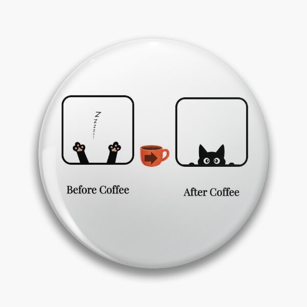 Item preview, Before Coffee/After Coffee - Coffee Cat  designed and sold by Feliciano3.