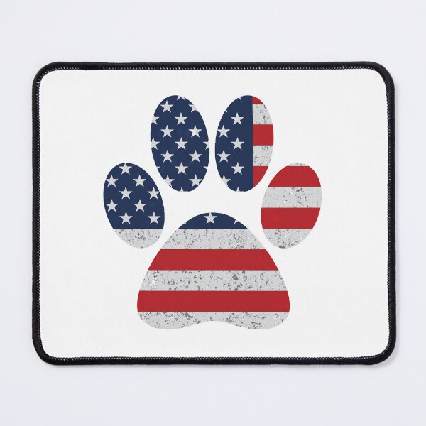 Item preview, Vantage American Flag Dog Paw designed and sold by MarshallStickerX.