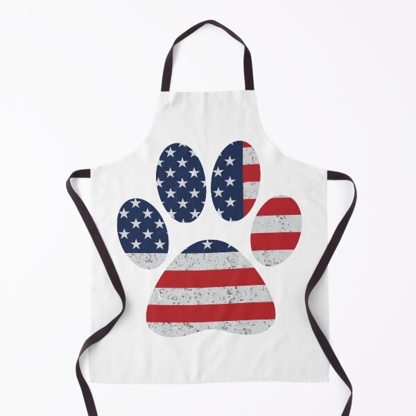 Item preview, Vantage American Flag Dog Paw designed and sold by MarshallStickerX.